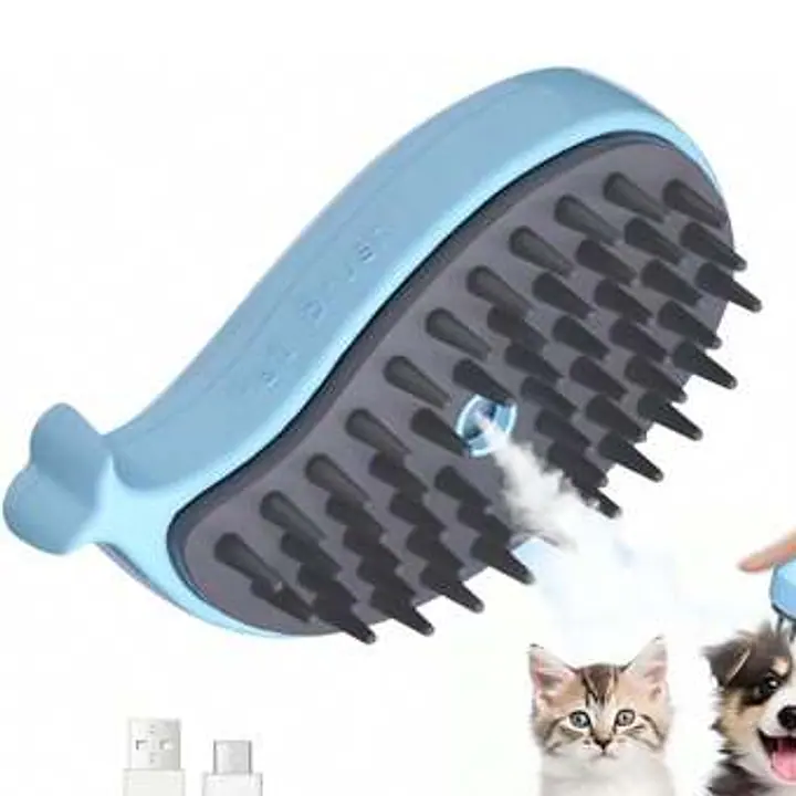 Cepillo azul con vapor